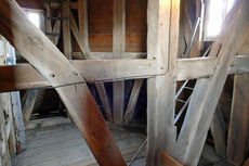 Auf dem Kirchturm von St. Crescentius (Foto: Karl-Franz Thiede)